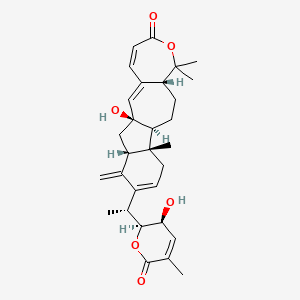 molecular formula C30H38O6 B15242868 Longipedlactone E 