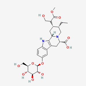 molecular formula C28H38N2O11 B15242892 MappiodosideA 