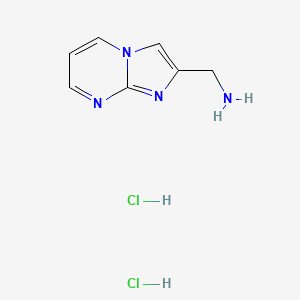molecular formula C7H10Cl2N4 B1524290 Imidazo[1,2-a]pyrimidin-2-ylmethanamine dihydrochloride CAS No. 1187928-99-9