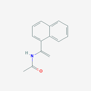 molecular formula C14H13NO B15242905 N-(1-(Naphthalen-1-YL)vinyl)acetamide CAS No. 65693-78-9