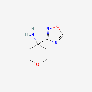 4-(1,2,4-Oxadiazol-3-yl)oxan-4-amine