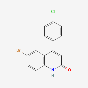 6-Bromo-4-(4-chlorophenyl)quinolin-2(1H)-one