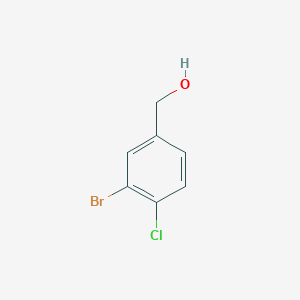 molecular formula C7H6BrClO B1524293 3-Bromo-4-chlorobenzyl alcohol CAS No. 329218-12-4