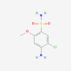 4-Amino-5-chloro-2-methoxybenzene-1-sulfonamide