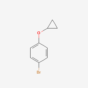 molecular formula C9H9BrO B1524294 1-Bromo-4-cyclopropoxybenzene CAS No. 38380-85-7