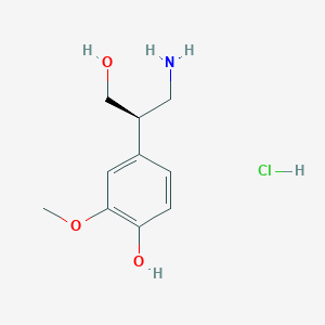 (R)-4-(1-Amino-3-hydroxypropan-2-yl)-2-methoxyphenol hydrochloride