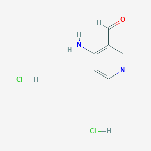 molecular formula C6H8Cl2N2O B1524295 4-Aminonicotinaldehyde dihydrochloride CAS No. 927891-97-2