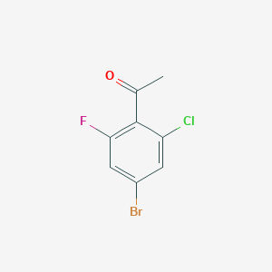 1-(4-Bromo-2-chloro-6-fluorophenyl)ethanone