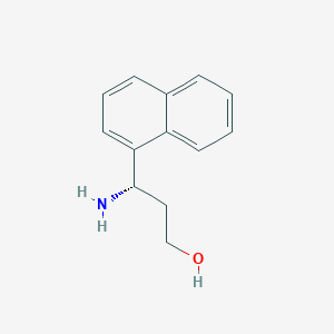 (3S)-3-Amino-3-(naphthalen-1-YL)propan-1-OL