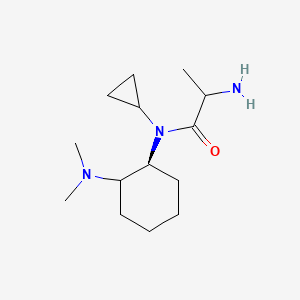 2-amino-N-cyclopropyl-N-[(1S)-2-(dimethylamino)cyclohexyl]propanamide