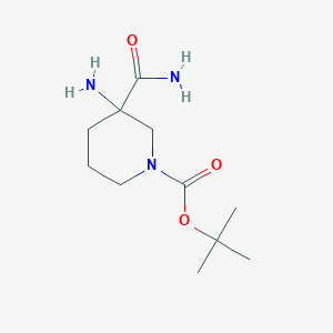 tert-Butyl 3-amino-3-carbamoylpiperidine-1-carboxylate