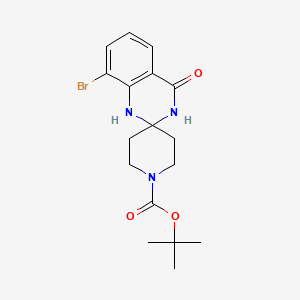 tert-Butyl 8'-bromo-4'-oxo-3',4'-dihydro-1'H-spiro[piperidine-4,2'-quinazoline]-1-carboxylate