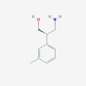 (S)-3-Amino-2-(m-tolyl)propan-1-ol