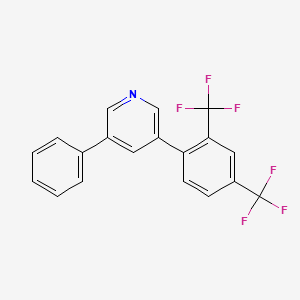 3-(2,4-Bis(trifluoromethyl)phenyl)-5-phenylpyridine