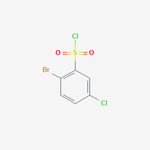 molecular formula C6H3BrCl2O2S B1524311 2-溴-5-氯苯磺酰氯 CAS No. 1037299-72-1
