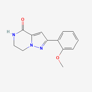 2-(2-Methoxyphenyl)-6,7-dihydropyrazolo[1,5-A]pyrazin-4(5H)-one