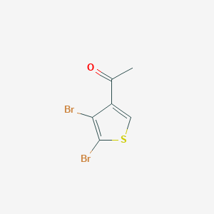 molecular formula C6H4Br2OS B15243139 1-(4,5-Dibromothiophen-3-yl)ethanone 