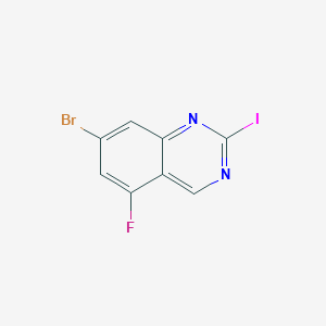 7-Bromo-5-fluoro-2-iodoquinazoline