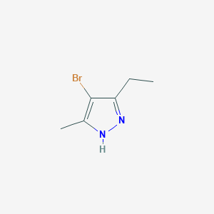 B1524319 4-Bromo-3-ethyl-5-methyl-1H-pyrazole CAS No. 736073-76-0