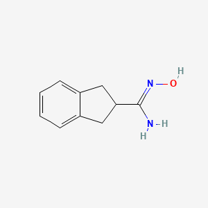 N'-hydroxy-2,3-dihydro-1H-indene-2-carboximidamide