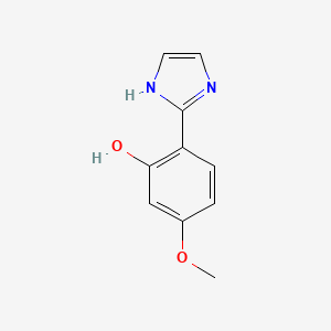 2-(1H-Imidazol-2-YL)-5-methoxyphenol