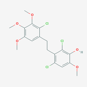 2,4-Dichloro-3-(2-chloro-3,4,5-trimethoxyphenethyl)-6-methoxyphenol