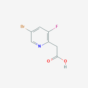 2-(5-Bromo-3-fluoropyridin-2-yl)acetic acid