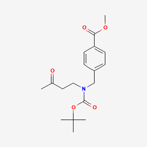 Methyl 4-(((tert-butoxycarbonyl)(3-oxobutyl)amino)methyl)benzoate