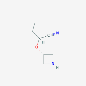 2-(Azetidin-3-yloxy)butanenitrile