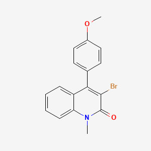 3-Bromo-4-(4-methoxyphenyl)-1-methyl-1H-2-quinolinone