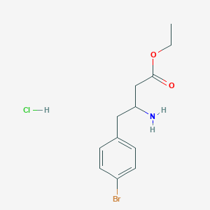 Ethyl 3-amino-4-(4-bromophenyl)butanoate hydrochloride