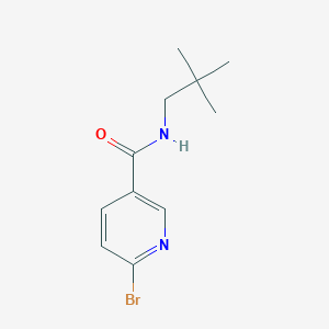 6-bromo-N-(2,2-dimethylpropyl)pyridine-3-carboxamide
