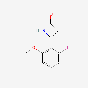 4-(2-Fluoro-6-methoxyphenyl)azetidin-2-one