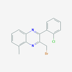 3-(Bromomethyl)-2-(2-chlorophenyl)-5-methylquinoxaline