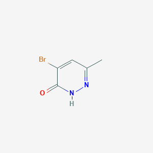 molecular formula C5H5BrN2O B1524351 4-Bromo-6-methylpyridazin-3(2H)-one CAS No. 954240-46-1