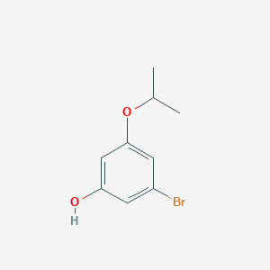 molecular formula C9H11BrO2 B1524385 3-Bromo-5-(isopropoxy)-phenol CAS No. 1026796-73-5