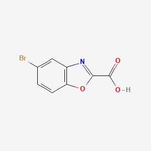 molecular formula C8H4BrNO3 B1524392 5-Bromobenzo[d]oxazole-2-carboxylic acid CAS No. 944898-52-6
