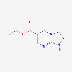 Ethyl 2H,3H,5H,6H,7H,8H-imidazo[1,2-a]pyrimidine-6-carboxylate