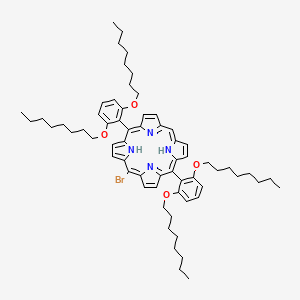 5-Bromo-10,20-bis(2,6-dioctoxyphenyl)-porphyrin