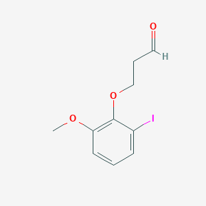 3-(2-Iodo-6-methoxyphenoxy)propanal