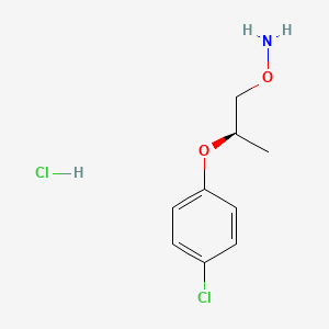 O-[(2R)-2-(4-chlorophenoxy)propyl]hydroxylamine;hydrochloride