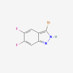 molecular formula C7H3BrF2N2 B1524411 3-溴-5,6-二氟-1H-吲唑 CAS No. 1017781-94-0