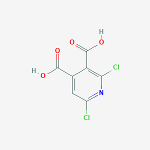 molecular formula C7H3Cl2NO4 B15244155 2,6-Dichloropyridine-3,4-dicarboxylic acid 