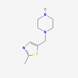 1-[(2-Methyl-1,3-thiazol-5-yl)methyl]piperazine