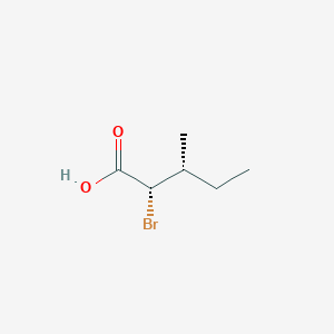 molecular formula C6H11BrO2 B1524429 (2S,3R)-2-Bromo-3-methylpentanoic acid CAS No. 21582-41-2