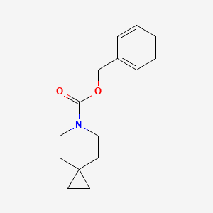 molecular formula C15H19NO2 B1524434 Benzyl 6-azaspiro[2.5]octane-6-carboxylate CAS No. 1037834-61-9
