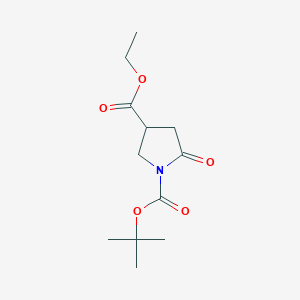 1-tert-Butyl 3-ethyl 5-oxopyrrolidine-1,3-dicarboxylate