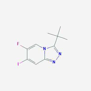 3-(tert-Butyl)-6-fluoro-7-iodo-[1,2,4]triazolo[4,3-a]pyridine