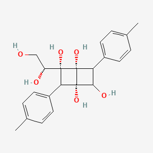 (1R,2R,4S)-2-[(1R)-1,2-dihydroxyethyl]-3,6-bis(4-methylphenyl)bicyclo[2.2.0]hexane-1,2,4,5-tetrol