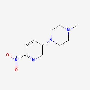molecular formula C10H14N4O2 B1524449 1-Methyl-4-(6-nitropyridin-3-YL)piperazine CAS No. 657410-79-2